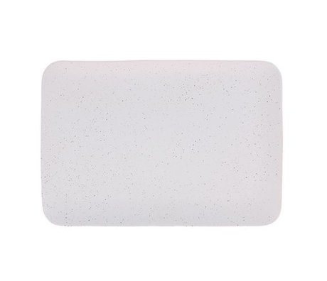 HK-living Vassoio Bold & Basic crema in ceramica 35x24x3cm