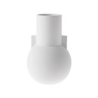 HK-living Vase Matt white ceramic S Ø17,5x26cm