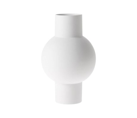 HK-living Vase Matt white ceramic M Ø21x32cm