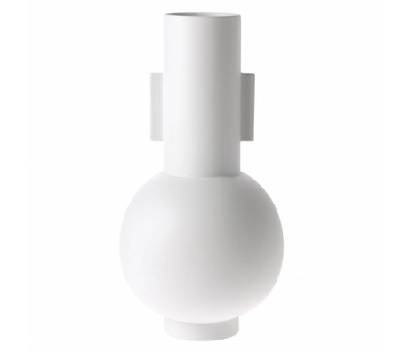 HK-living Vase Matt white ceramic L Ø21x42,5cm