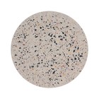 HK-living Vassoio per terrazzo Terrazzo in cemento multicolore M Ø20x1,3cm