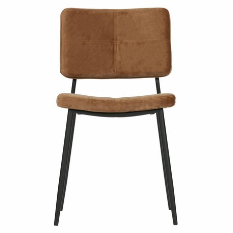 WOOOD Set di 2 - kaat dining chair velvet caramel