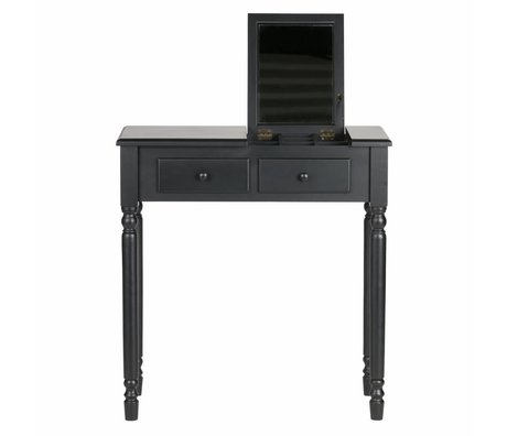 Lef Collections Romy Hall Dressing Table Wood Black