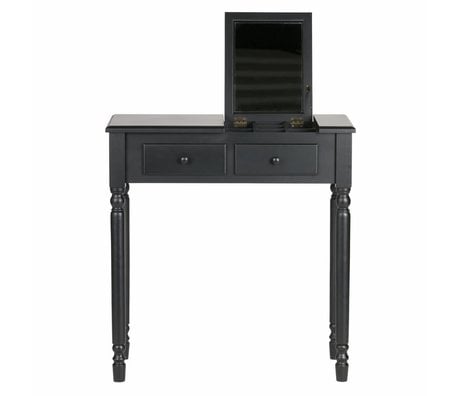 Lef Collections Romy Hall Dressing Table Wood Black