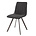 Wonenmetlef Dining chair Lois anthracite gray textile metal 45x56x87cm