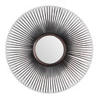 Wonenmetlef Spiegel Teddy braun Glas Eisen Ø80cm