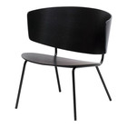 Ferm Living Lounge Chair Herman black metal 68x68x60cm træ