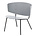 Ferm Living Silla de salón Herman metal gris madera 68x68x60cm