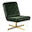 mister FRENKIE Fauteuil Lynn Forest Green Gold VIC Textile Métal 60x79x87cm