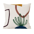 Ferm Living Throw pillow Mirage Island multicolour textile 50x50cm