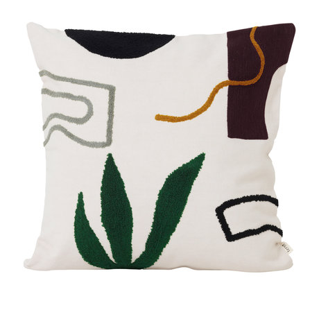 Ferm Living Cushion Mirage Cacti multicolour textile 50x50cm