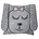 Ferm Living Kast Pillow / Plush Lille Ms Kanin grå 30x30cm
