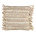 Zuiver Coussin à volants en coton beige jaune 45x45cm