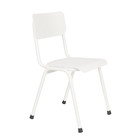 Zuiver Chaise de salle à manger Back to school (extérieur) métal blanc 43x49x82,5cm