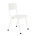 Zuiver Chaise de salle à manger Back to school (extérieur) métal blanc 43x49x82,5cm