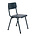 Zuiver Chaise de salle à manger Back to school (extérieur) gris bleu métal 43x49x82,5cm