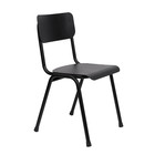 Zuiver Dining chair Back to School (outdoors) made of black metal 43x49x82.5cm