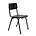 Zuiver Dining chair Back to School (outdoors) made of black metal 43x49x82.5cm