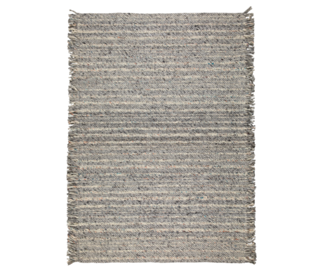 Zuiver Carpet ruffles gray blue wool 170x240cm