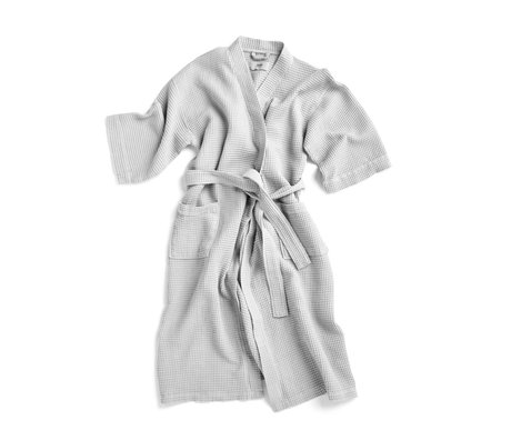 HAY Badjas Waffle grijs textiel - taglia unica