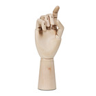 HAY Accessoire Wooden Hand L bruin hout 9x22cm