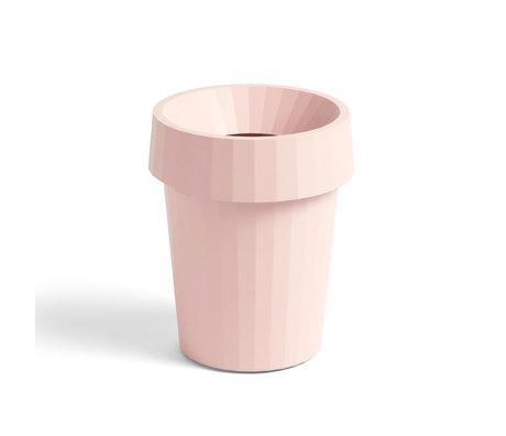 HAY Cestino Shade Bin in plastica rosa chiaro ¯30x36,5cm