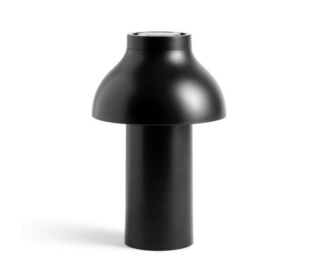 HAY Lampe PC Tragbarer schwarzer Kunststoff ¯14x22cm