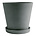 HAY Flowerpot with saucer Flowerpot XXXL green stone Ø34x32cm