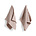HAY Asciugamano + strofinaccio Twist in cotone bordeaux set di 4 29x29 cm / 65x38 cm