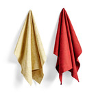 HAY Juego de 2 toallas de cocina No5 Ballpoint Scribble rojo algodón 75x52cm