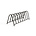 HAY Dish Drainer Dish Drainer dark gray steel 29.5x9.5x10cm