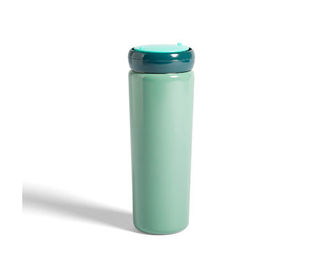 HAY Tazza termica da viaggio 0,5L in acciaio inossidabile verde menta Ø8x22cm