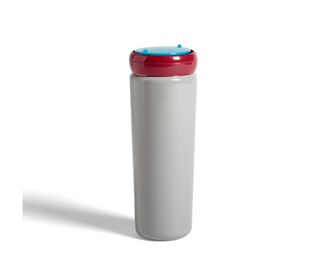HAY Thermos travel cup 0.5L gray stainless steel Ø8x22cm