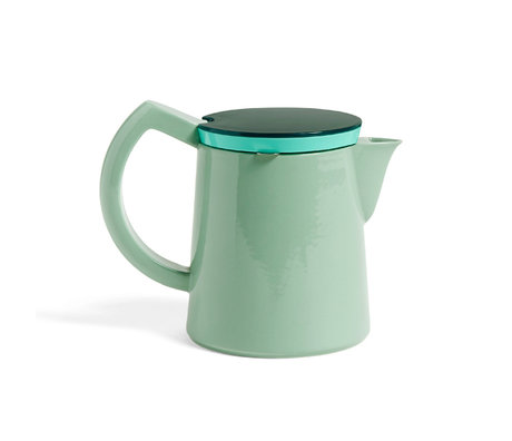 HAY Cafetière Coffee M 0.8L porcelaine vert menthe 20x12.5x16cm