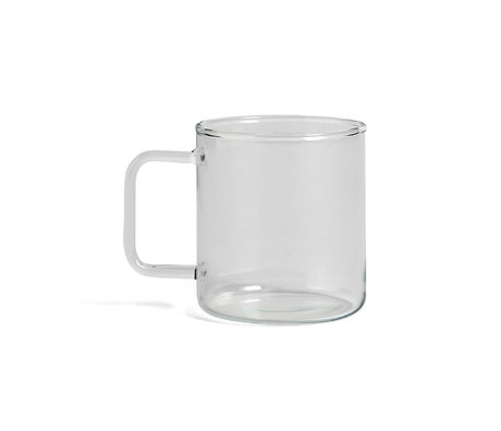 HAY Mug Verre à Café 400ml verre transparent Ø8x9cm