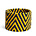 HAY Panier de rangement Bead Basket en laine jaune Ø40x30cm
