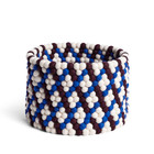 HAY Cesta de almacenamiento Bead Basket lana marrón Ø40x27cm