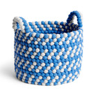 HAY Panier de rangement Bead Basket bleu laine Ø40x32cm