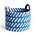 HAY Cesta de almacenamiento Bead Basket lana azul Ø40x32cm