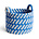 HAY Storage basket Bead Basket blue wool Ø40x32cm