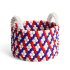 HAY Cestino portaoggetti Bead Basket rosso lana Ø40x27cm