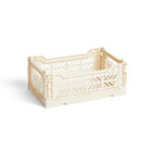 HAY Crate Color Crate S plastique crème 26,5x17x10,5cm