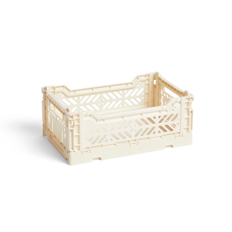 HAY Crate Color Crate S cream plastic 26.5x17x10.5cm