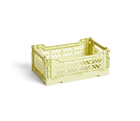 HAY Crate Color Crate S light green plastic 26.5x17x10.5cm