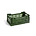 HAY Kistenfarbe Kiste S dunkelgrüner Kunststoff 26,5 x 17 x 10,5 cm