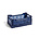 HAY Crate Color Crate S plástico azul oscuro 26,5x17x10,5cm