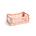 HAY Crate Color Crate S in plastica rosa chiaro 26,5x17x10,5cm