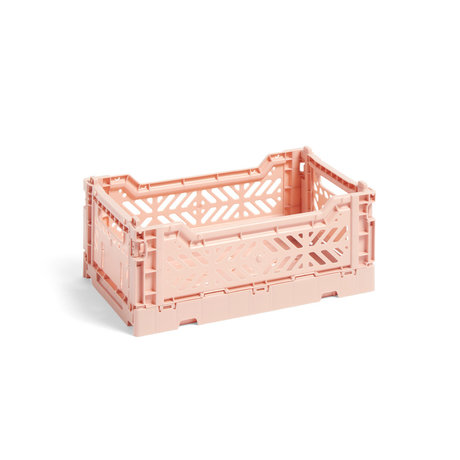 HAY Crate Color Crate S light pink plastic 26.5x17x10.5cm