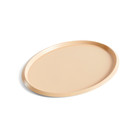 HAY Bandeja Ellipse Bandeja M beige acero 31,5x24,5x1,5cm