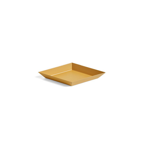 HAY Tray Kaleido XS yellow steel 19x11cm